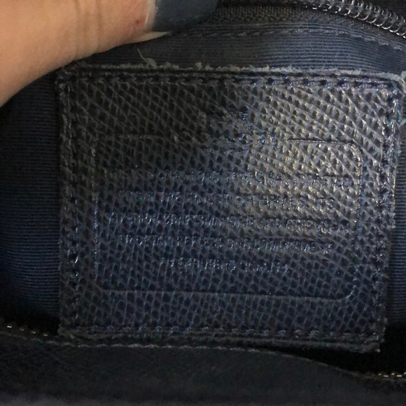 Navy coach purse - Picture 5 of 6